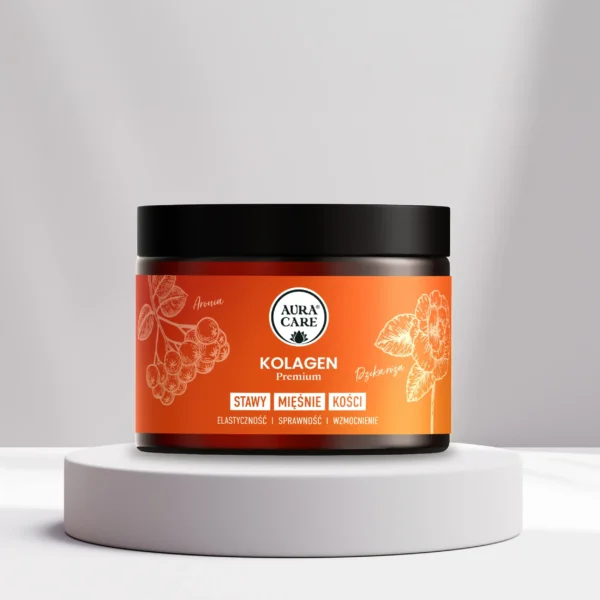 <b>Aktywność</b><br> Stawy | Mięśnie | Kości<br><small> Kolagen Pełne spektrum Aura Care</small>