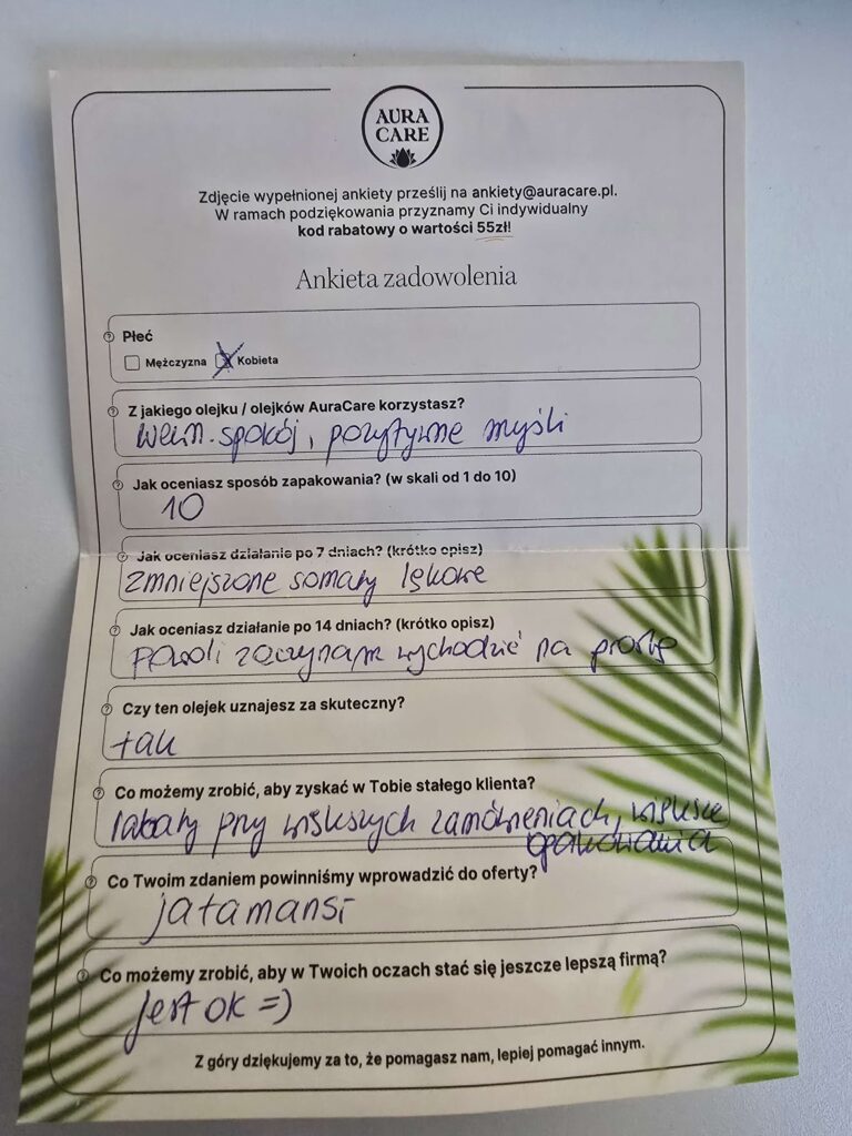 Ankieta 25.10.2024