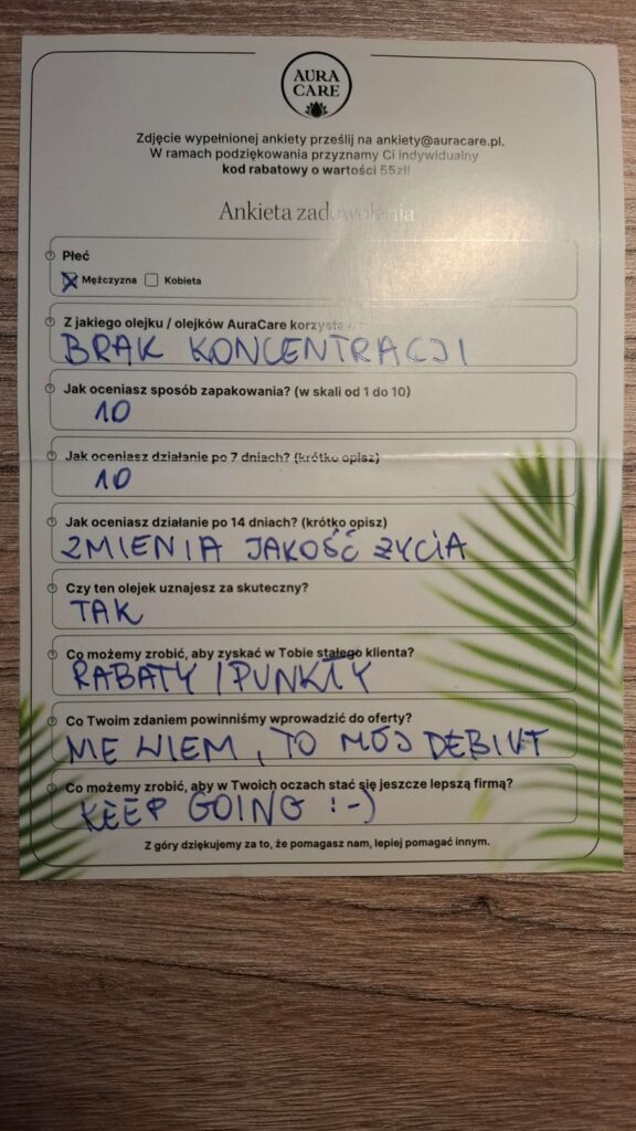 Ankieta 30.10.2024