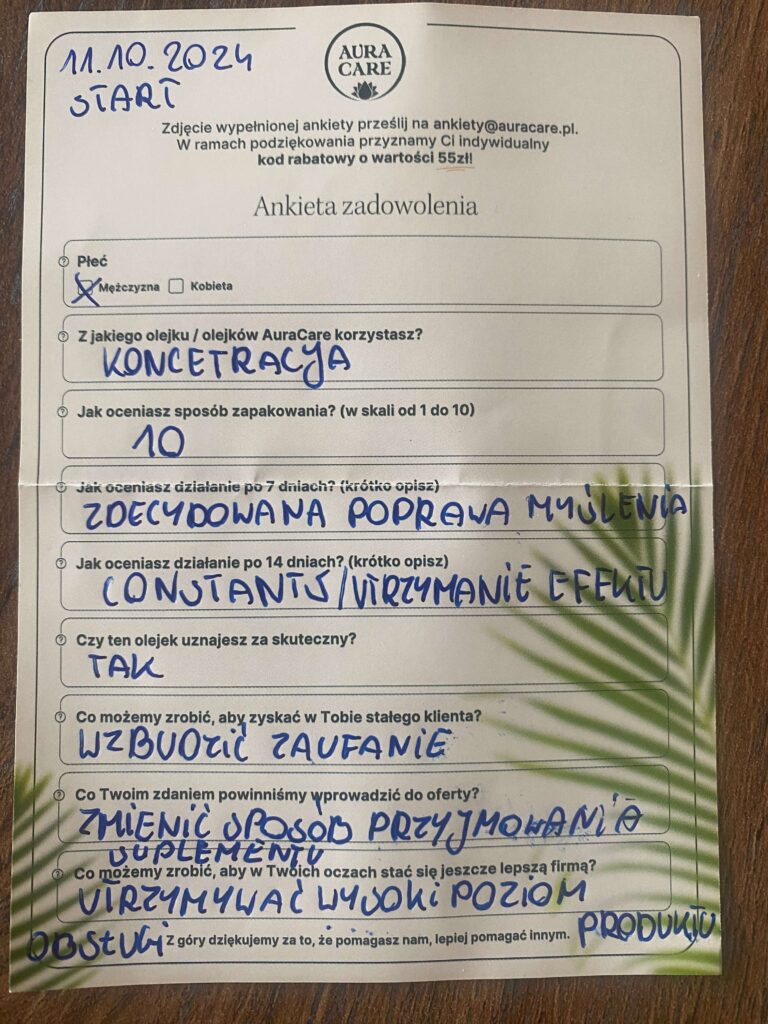 Ankieta 28.10.2024