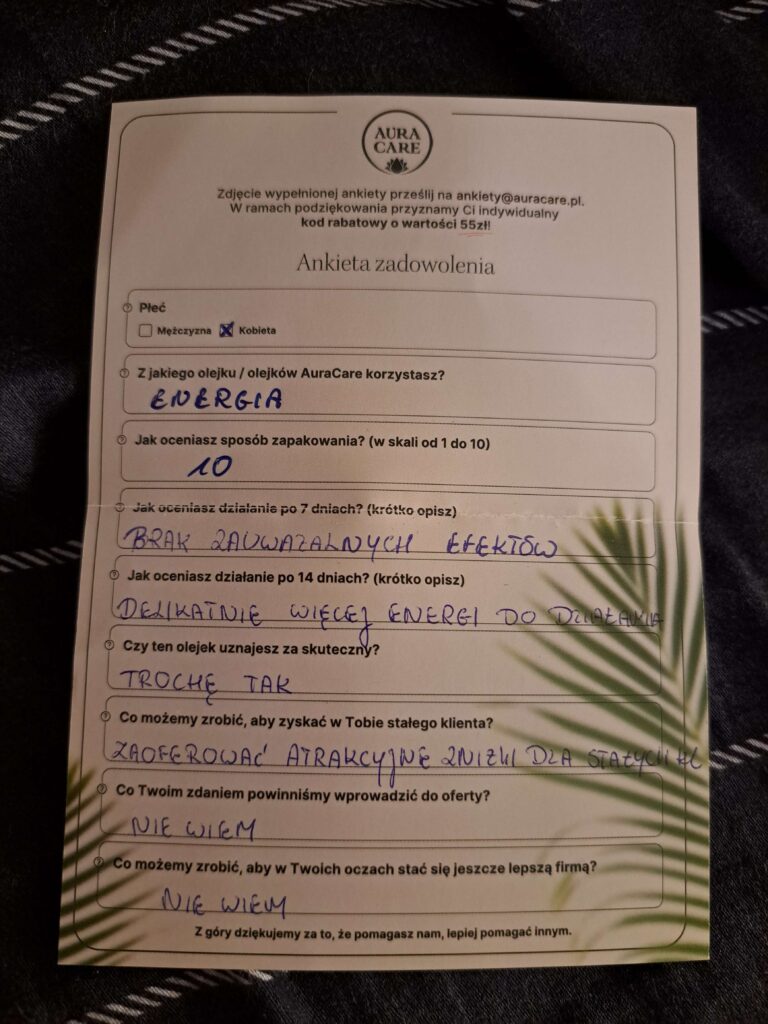 Ankieta 06.11.2024