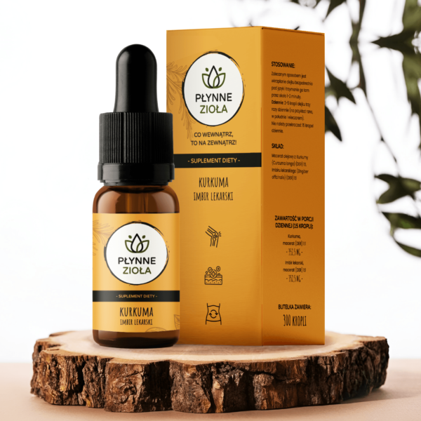 <b>KURKUMA I IMBIR</b> <br>Kurkuma, Imbir | 9400 mg<br> <small>PREMIUM, BADANIA, CERTYFIKATY</small>