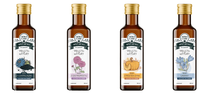 Kolekcja olejów Prosto z Natury