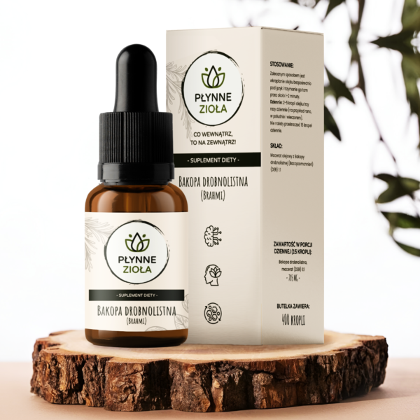 BRAHMI Bakopa drobnolistna | 14100 mg PREMIUM, BADANIA, CERTYFIKATY