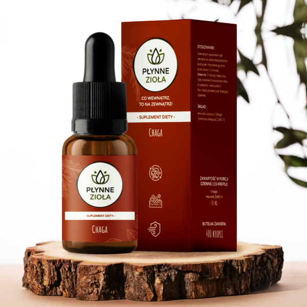 CHAGA Chaga | 14100 mg PREMIUM, BADANIA, CERTYFIKATY