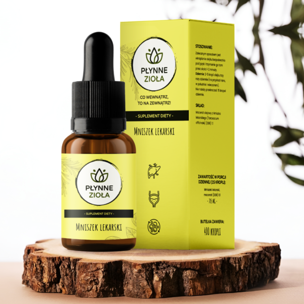 MNISZEK LEKARSKI Mniszek lekarski | 14100 mg PREMIUM, BADANIA, CERTYFIKATY